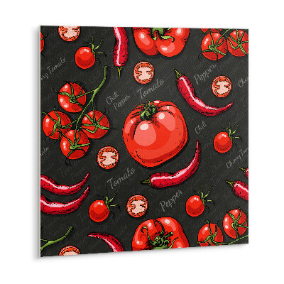 Carreaux de vinyle Poivrons et tomates
