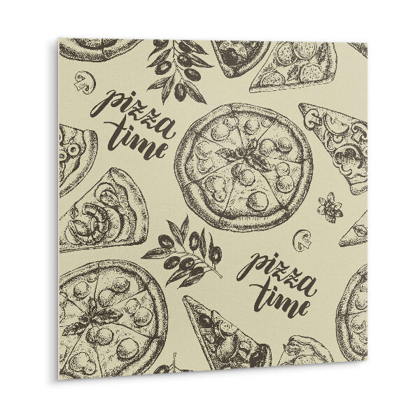 Adhésif Vinyle Carreaux Thèmes de pizza