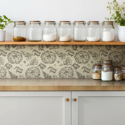 Adhésif Vinyle Carreaux Thèmes de pizza