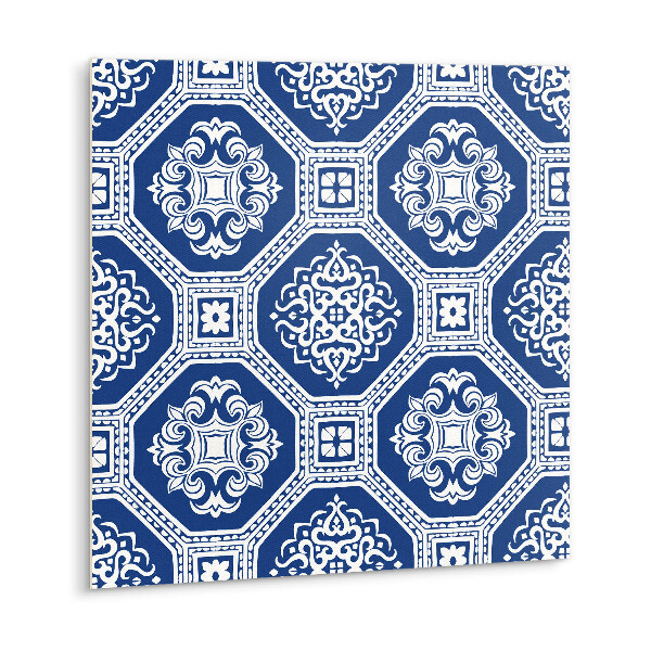 Carreau vinyl adhésif Carrelage portugais bleu