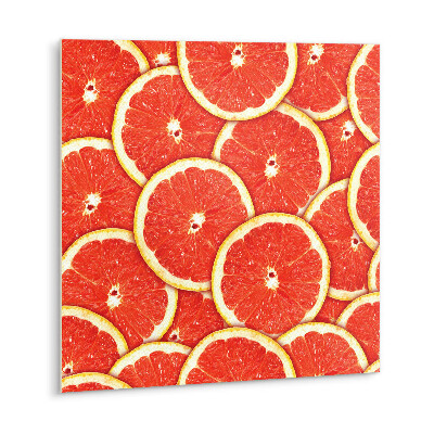 Carreau vinyl adhésif Tranches de pamplemousse rouge