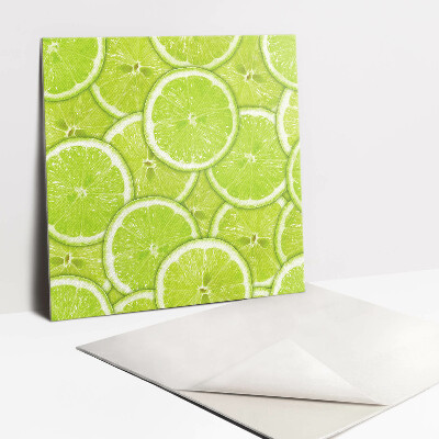 Carreaux de vinyle Tranches de citron vert