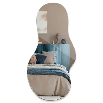 Miroir décoratif à forme irrégulière au design moderne