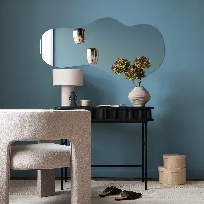 Miroir décoratif à forme irrégulière au design moderne