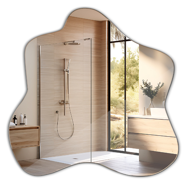 Miroir asymétrique sans cadre