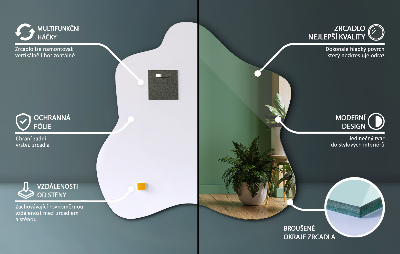Miroir asymétrique sans cadre