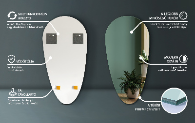 Miroir goutte d'eau sans cadre