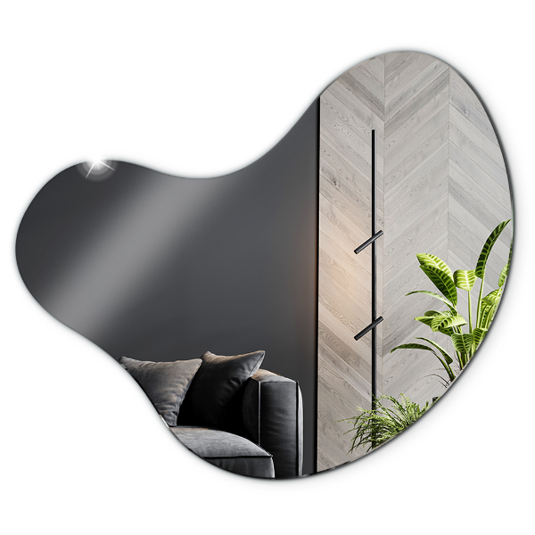Miroir organique et décoratif