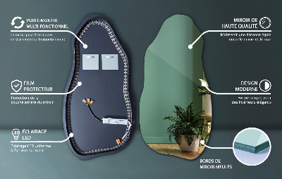 Miroir lumineux une décoration moderne