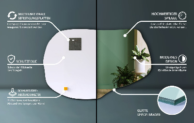 Miroir asymétrique unique