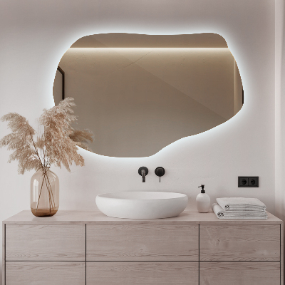 Miroir asymétrique LED unique