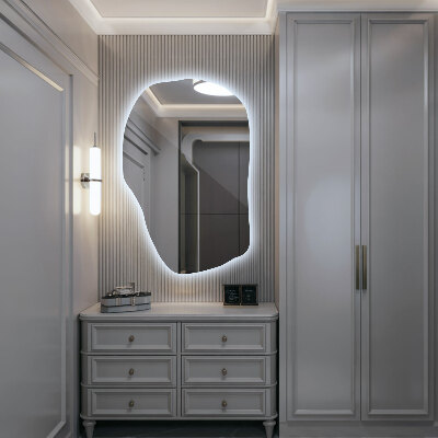 Miroir asymétrique LED unique