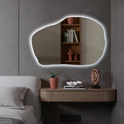 Miroir asymétrique LED unique