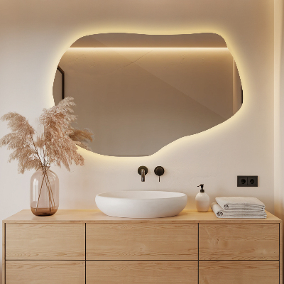 Miroir asymétrique LED unique