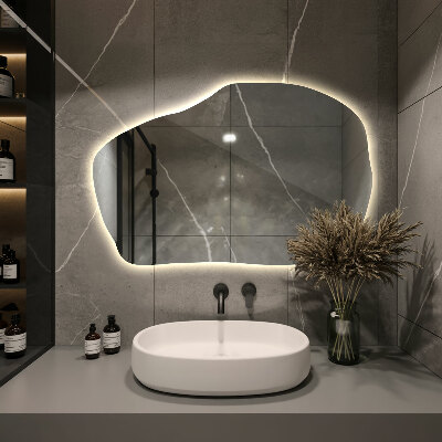 Miroir asymétrique LED unique