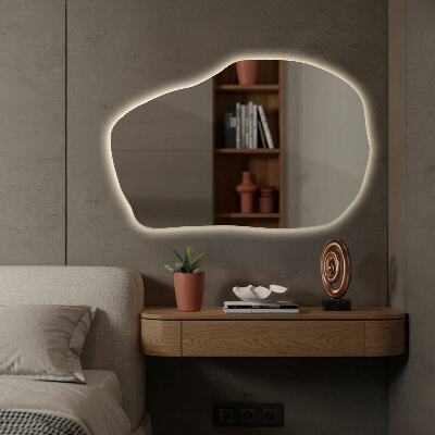 Miroir asymétrique LED unique
