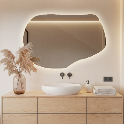 Miroir asymétrique LED unique