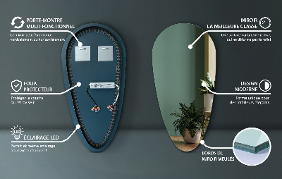 Miroir goutte d'eau LED
