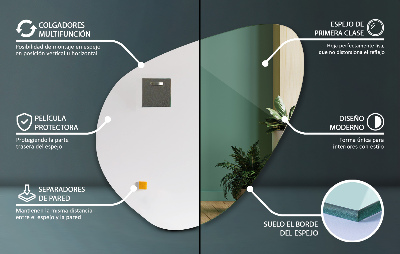 Miroir organique design