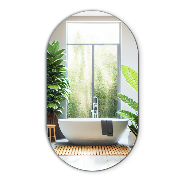 Miroir ovale élégant