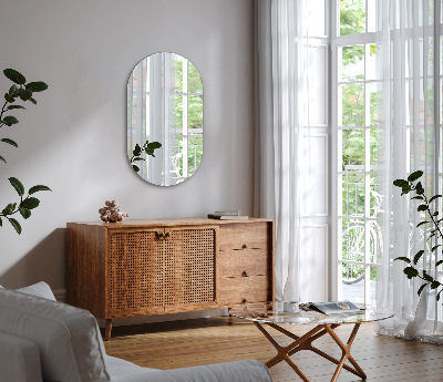 Miroir ovale élégant