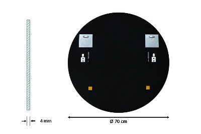 Miroir rond décoratif