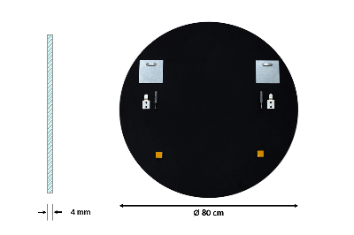 Miroir rond décoratif