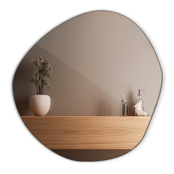 Miroir asymétrique en forme de petit nuage