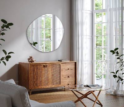 Miroir asymétrique en forme de petit nuage