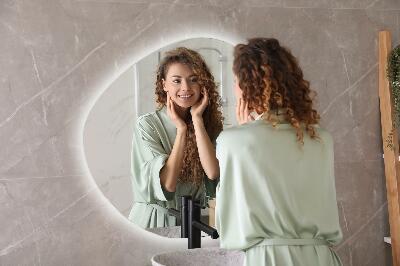 Miroir asymétrique en forme de petit nuage LED