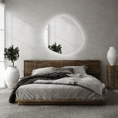 Miroir asymétrique en forme de petit nuage LED