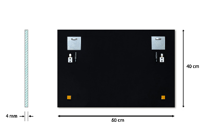 Miroir rectangulaire sans cadre