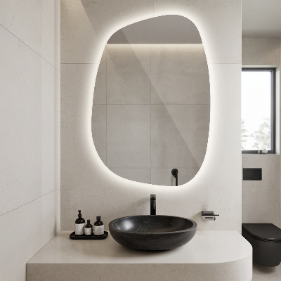 Miroir LED exclusif aux lignes délicates