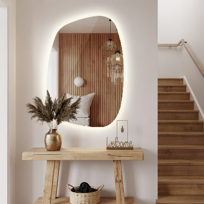 Miroir LED exclusif aux lignes délicates