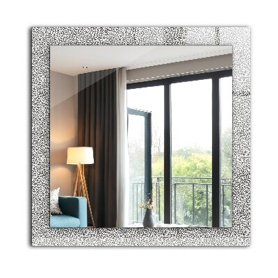 Miroir rectangulaire avec décoration Modèle 3d