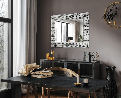 Miroir rectangulaire avec décoration Tipi arrow cactus