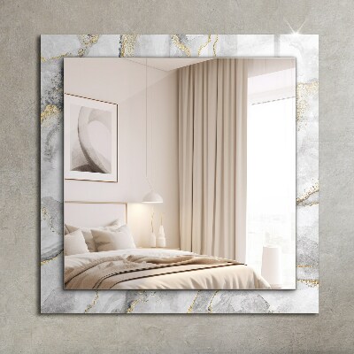 Miroir rectangulaire imprimé Marbre veiné
