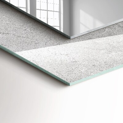 Miroir rectangulaire imprimé Surface de béton fissurée