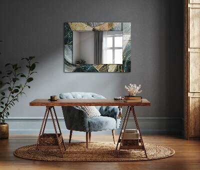 Miroir rectangulaire imprimé Motifs géométriques abstraits