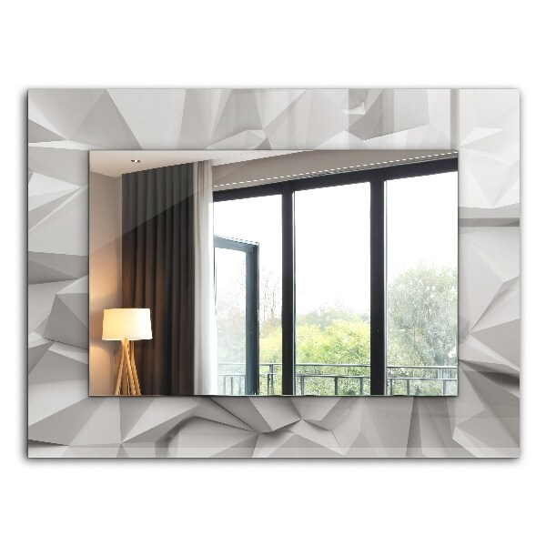 Miroir rectangulaire avec décoration Formes géométriques abstraites
