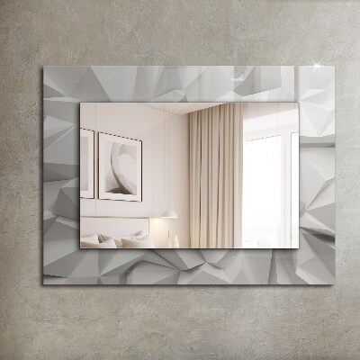 Miroir rectangulaire avec décoration Formes géométriques abstraites