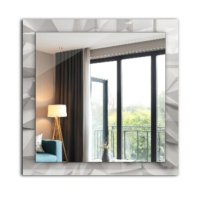 Miroir rectangulaire avec décoration Formes géométriques abstraites