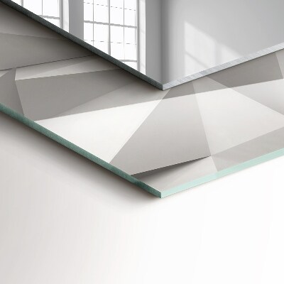 Miroir rectangulaire avec décoration Formes géométriques abstraites