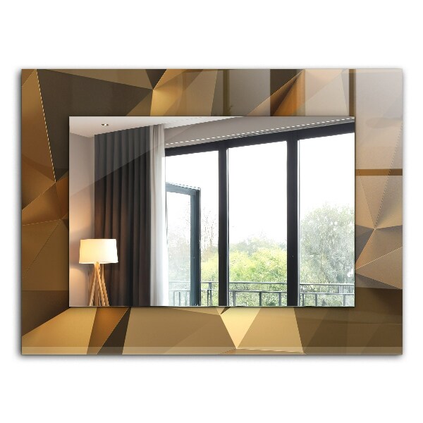 Miroir rectangulaire imprimé Formes géométriques