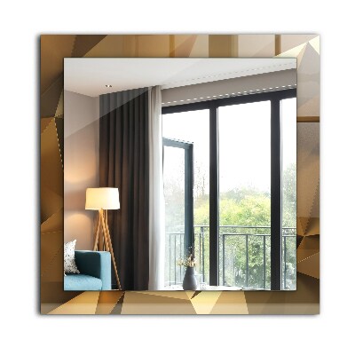 Miroir rectangulaire imprimé Formes géométriques