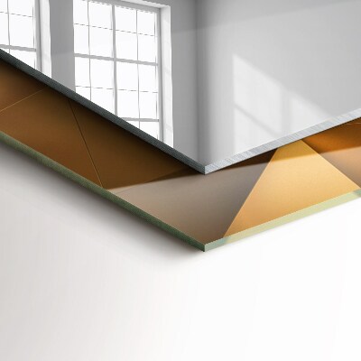 Miroir rectangulaire imprimé Formes géométriques