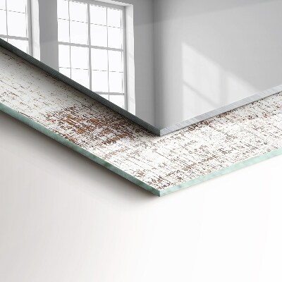 Miroir rectangulaire imprimé Vieux bois