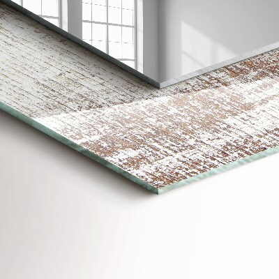 Miroir rectangulaire imprimé Vieux bois