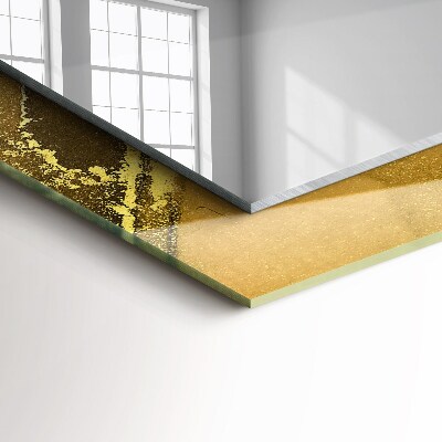 Miroir rectangulaire imprimé Art abstrait