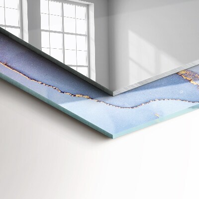 Miroir rectangulaire avec décoration Aquarelle abstraite